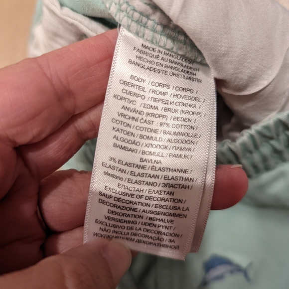 Polo Light Teal Shorts with Nautical Embroidery - Picture 3 of 7